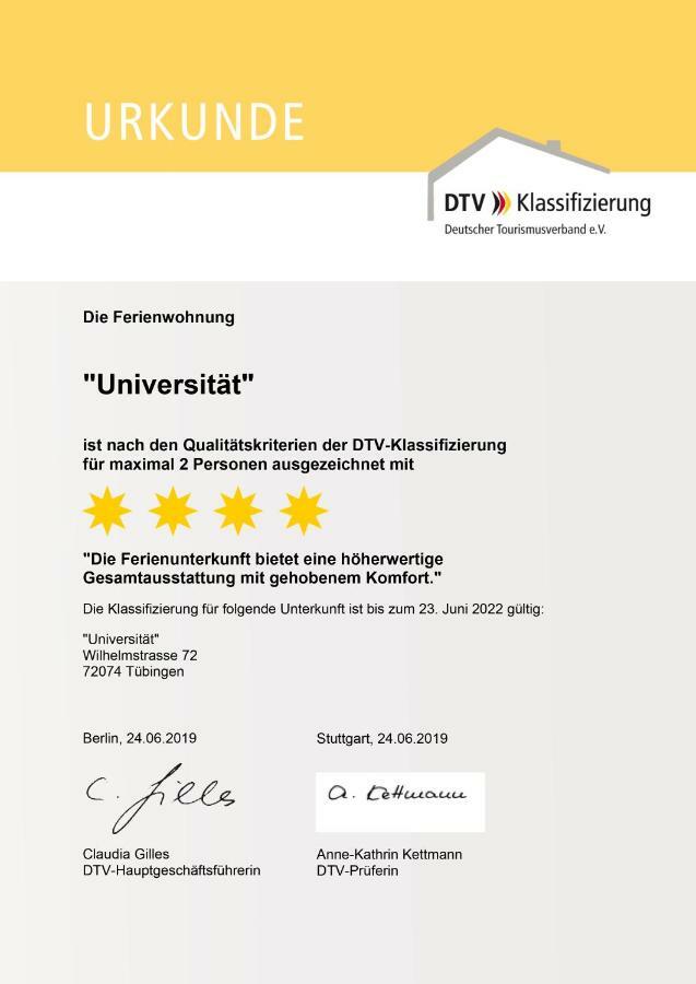 Ferienwohnung Universitaet 투빈겐 외부 사진